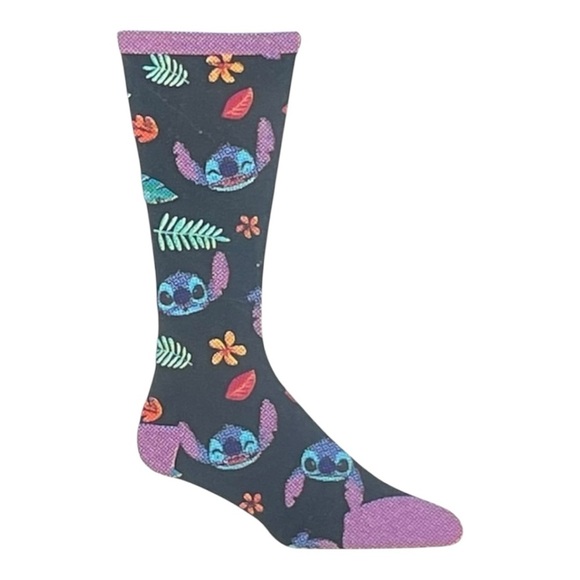 Disney Stitch Colorful Crew Socks Trio Size: 9-13 - Picture 4 of 5